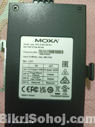 MOXA Ethernet-to-Fiber Media Converters